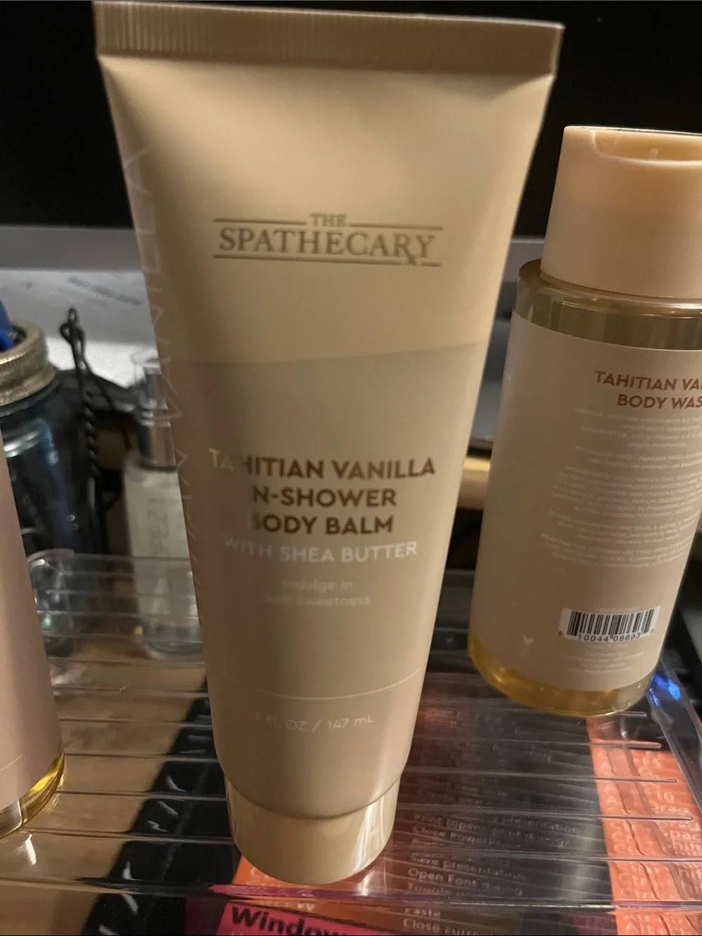 Tahitian Vanilla Body Wash & Mist Set - Cream